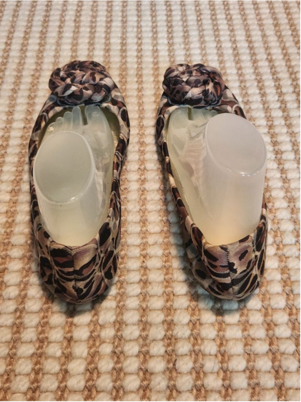 Women's Coach Mimsy Y2K Vintage Logo Casual Leopard Print Ballet Flats Size 6 - Picture 5 of 6